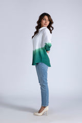Dip Dye Linen Top