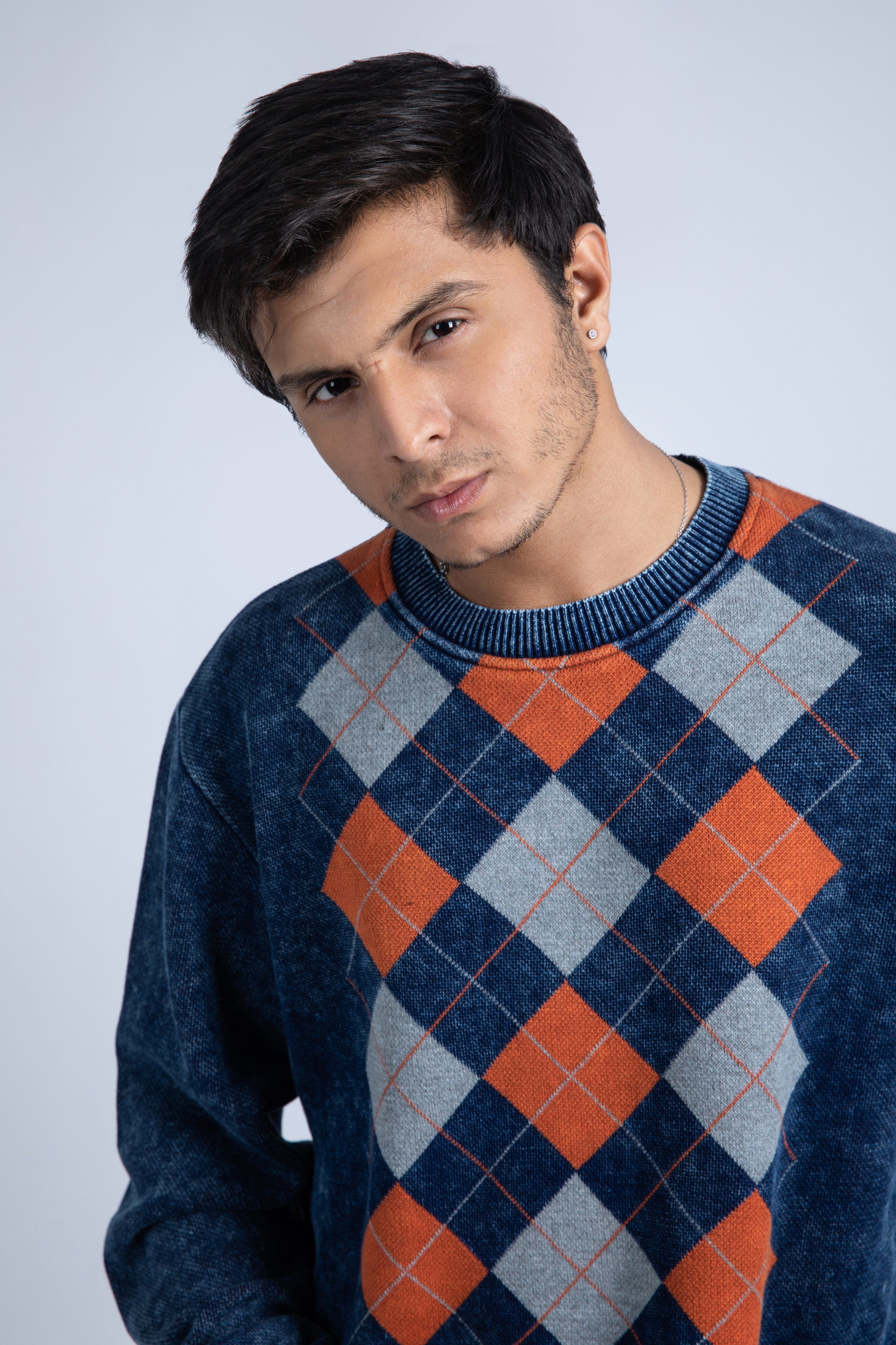 Denim Sweater