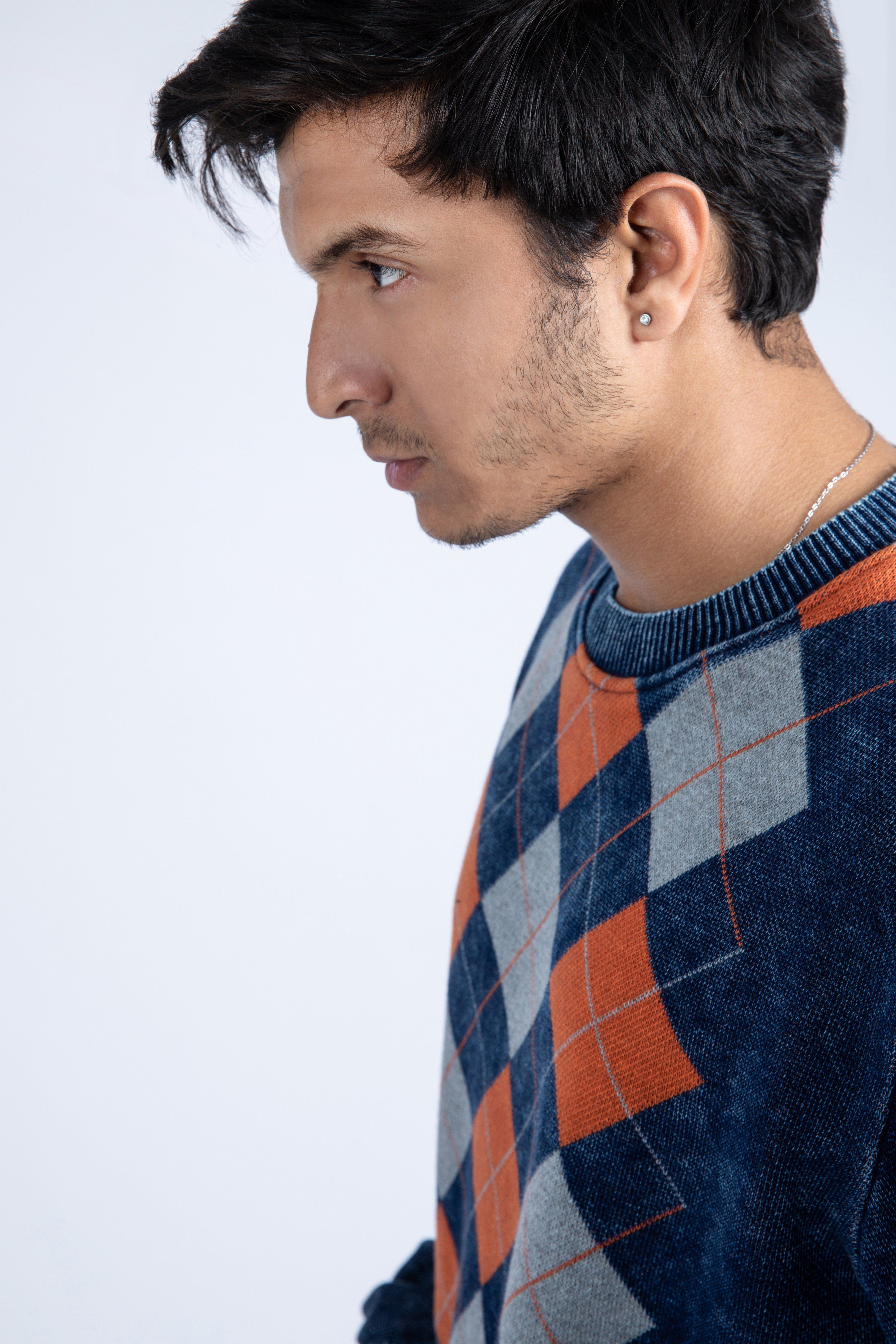 Denim Sweater