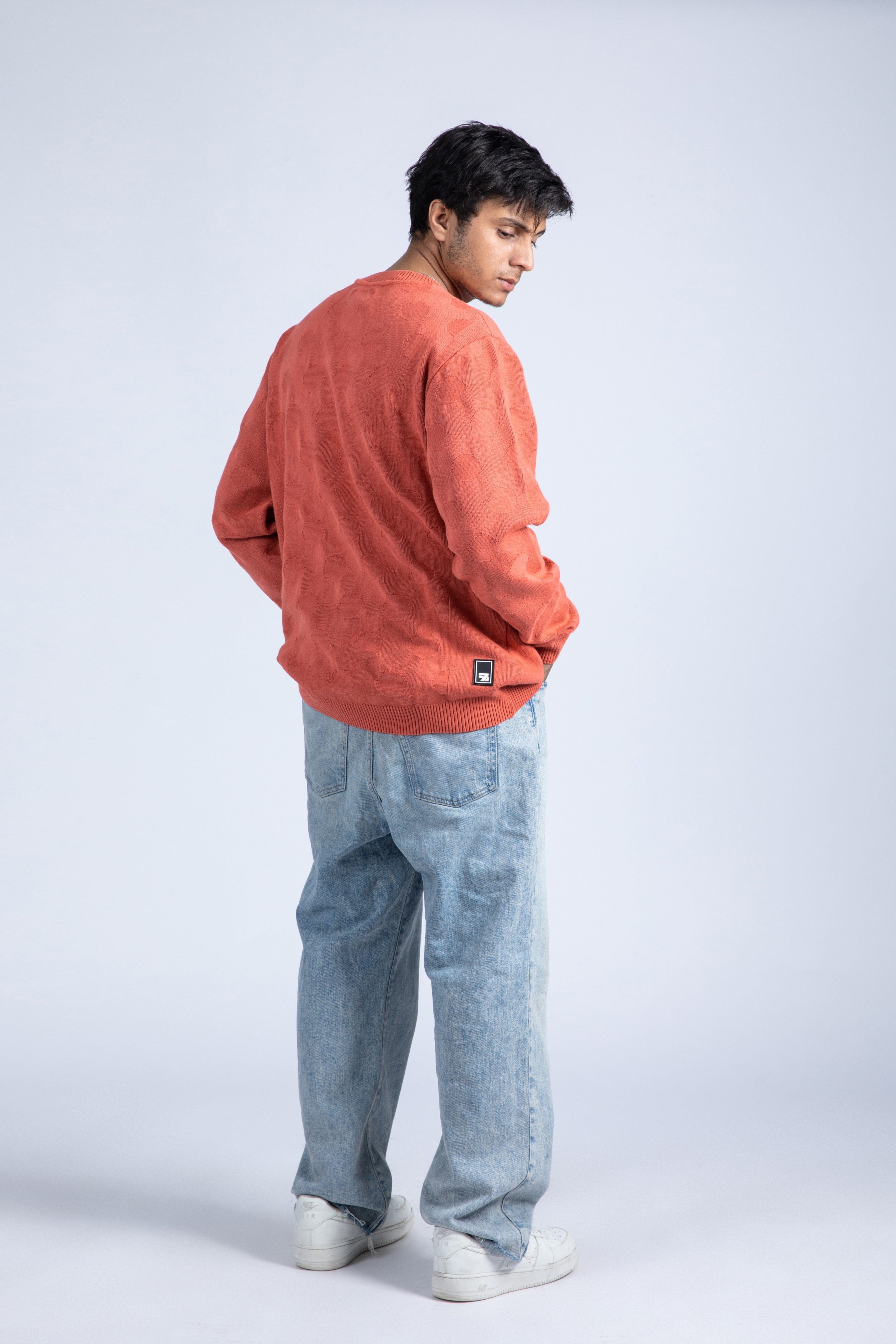 Cotton Jacquard Sweater