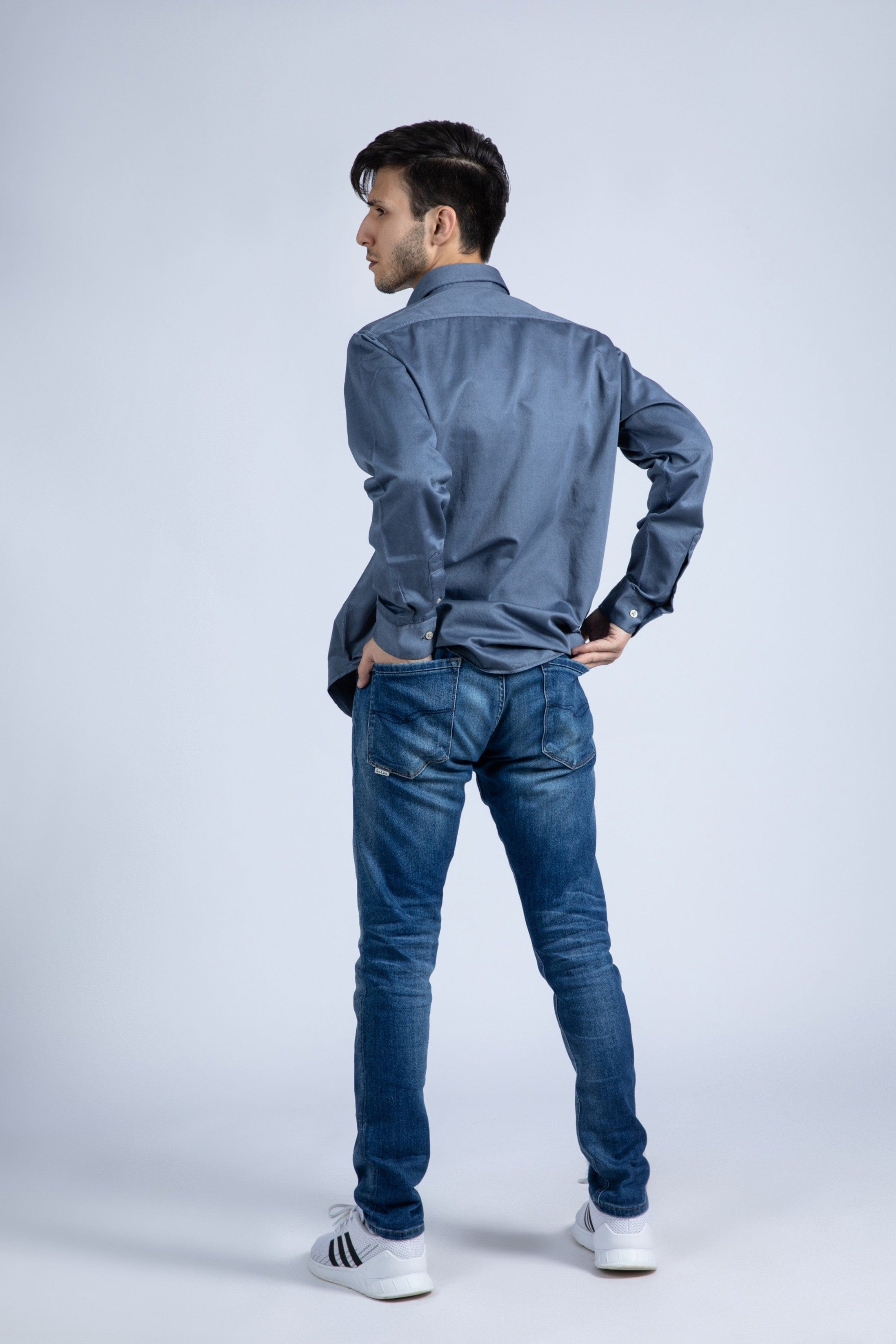 Cotton Sateen Over Dye Shirt