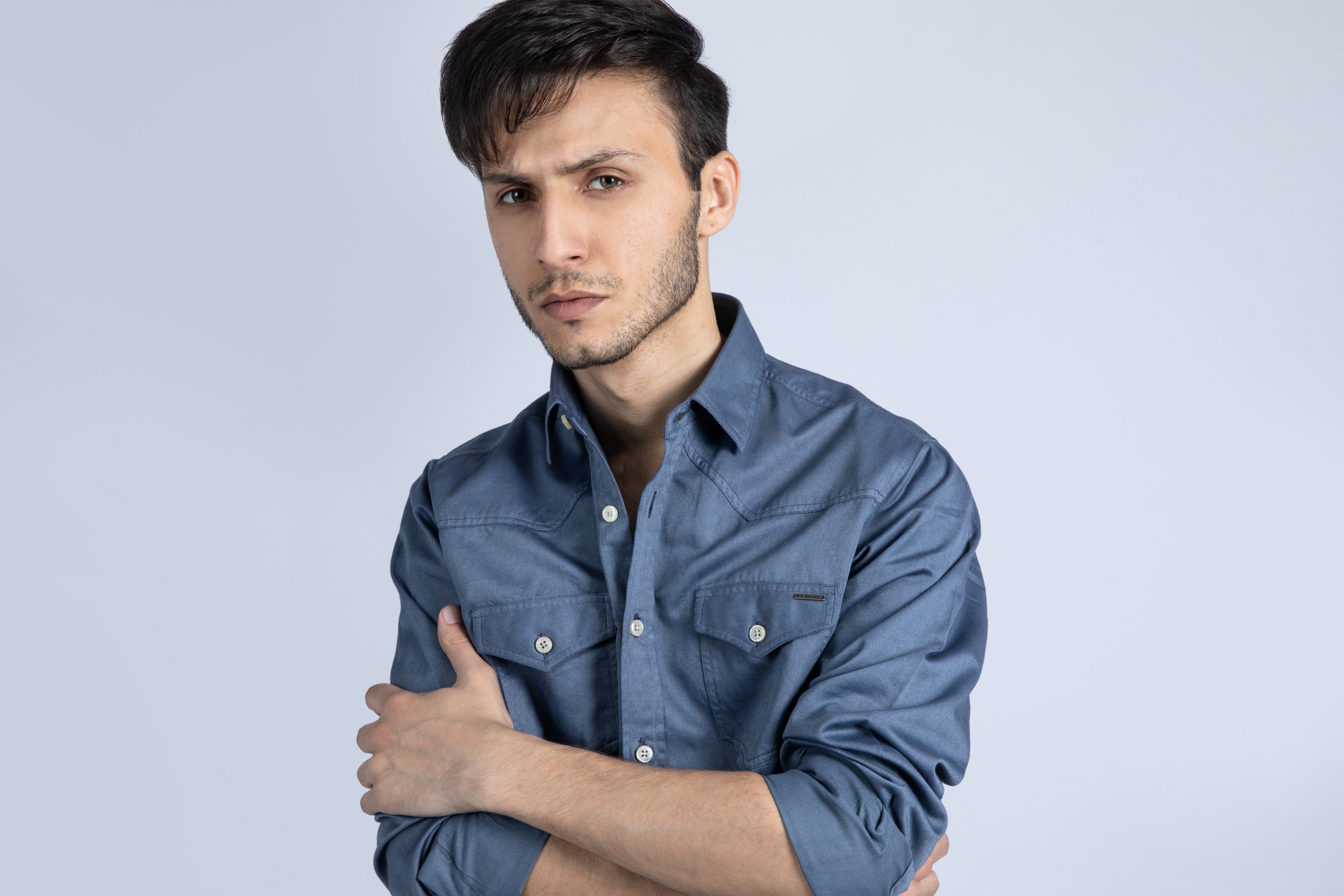 Cotton Sateen Over Dye Shirt