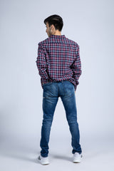 Y/D herringbone flannel shirt