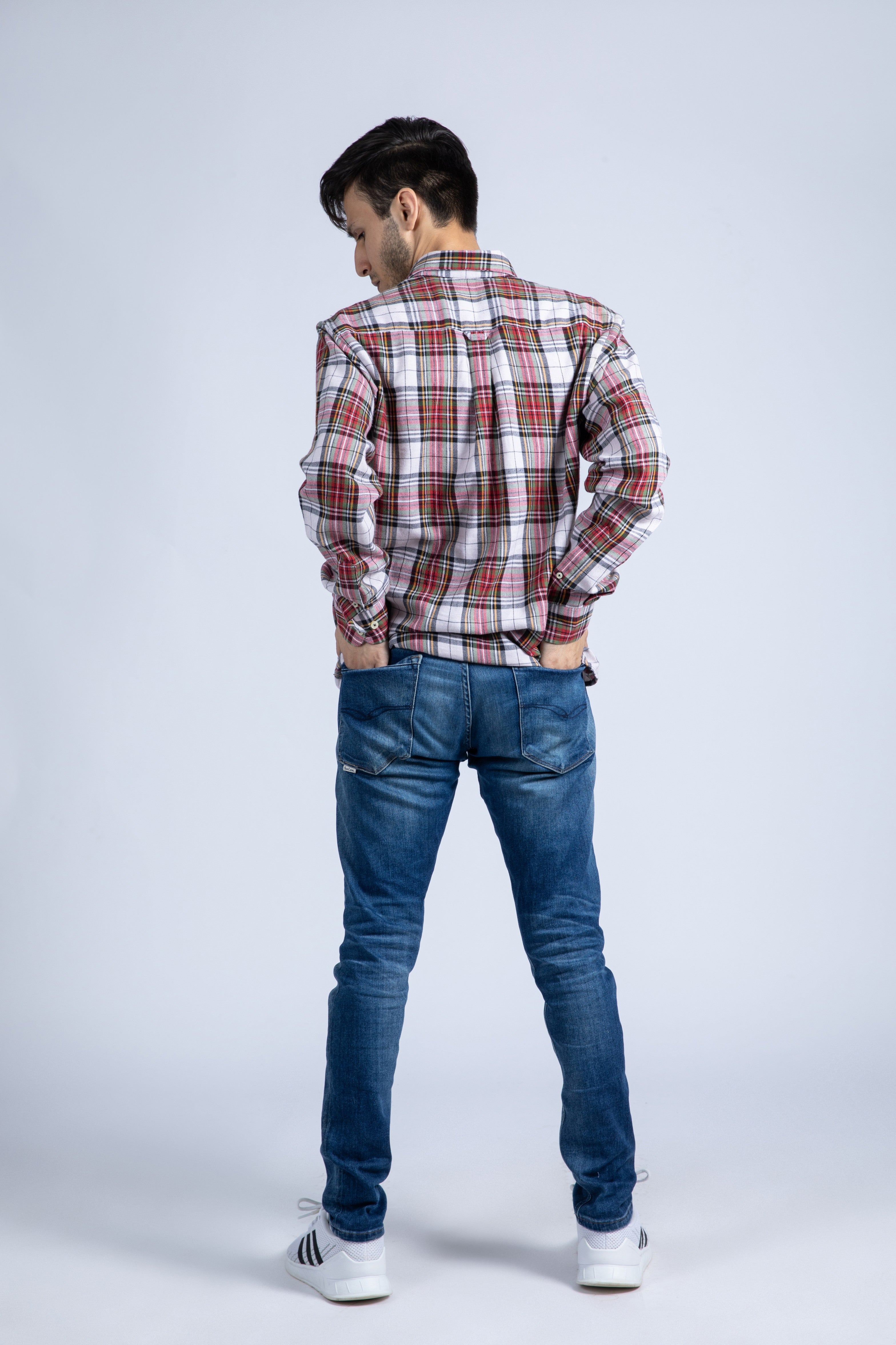 Y/D checkered shirt