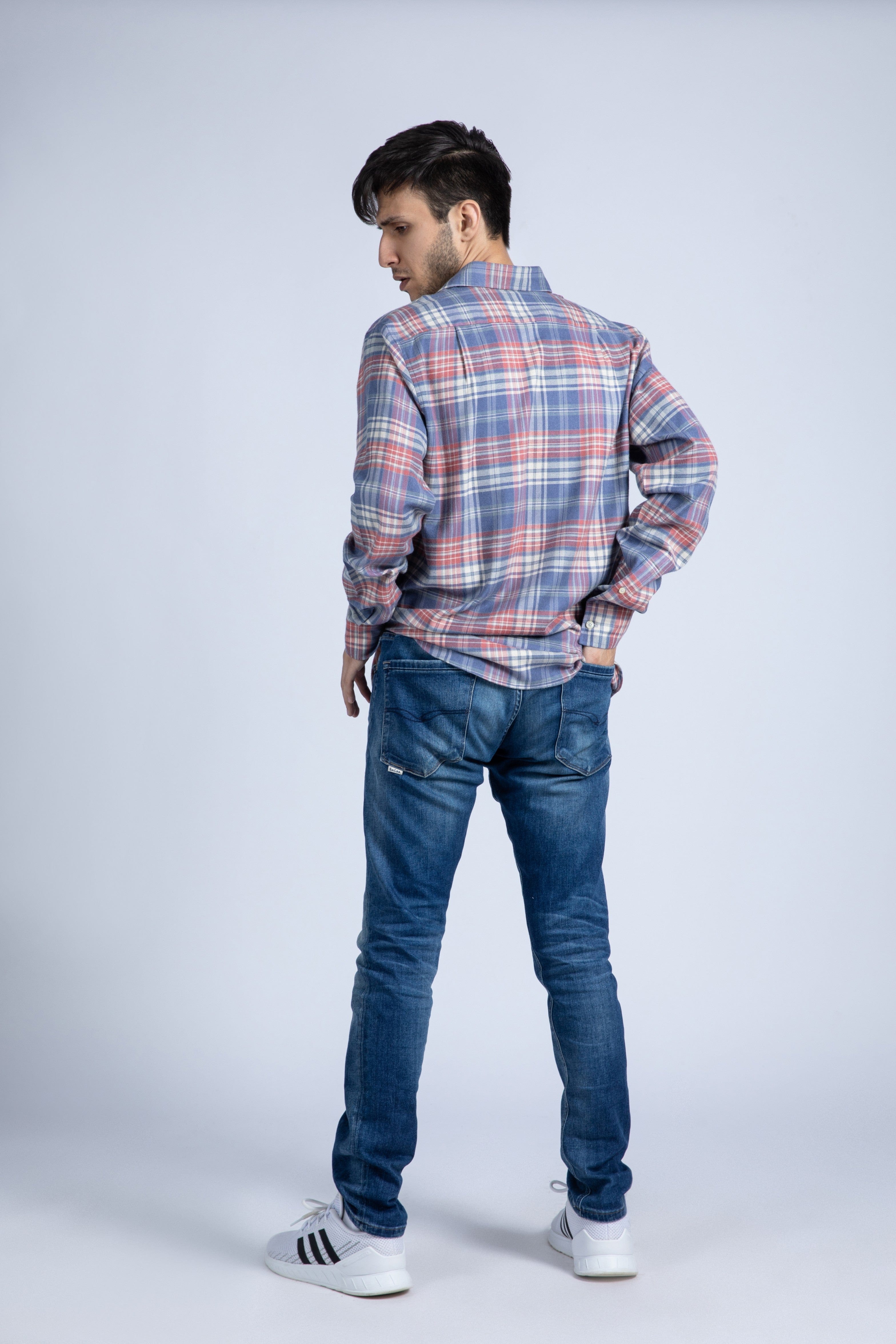 Y/D flannel shirt