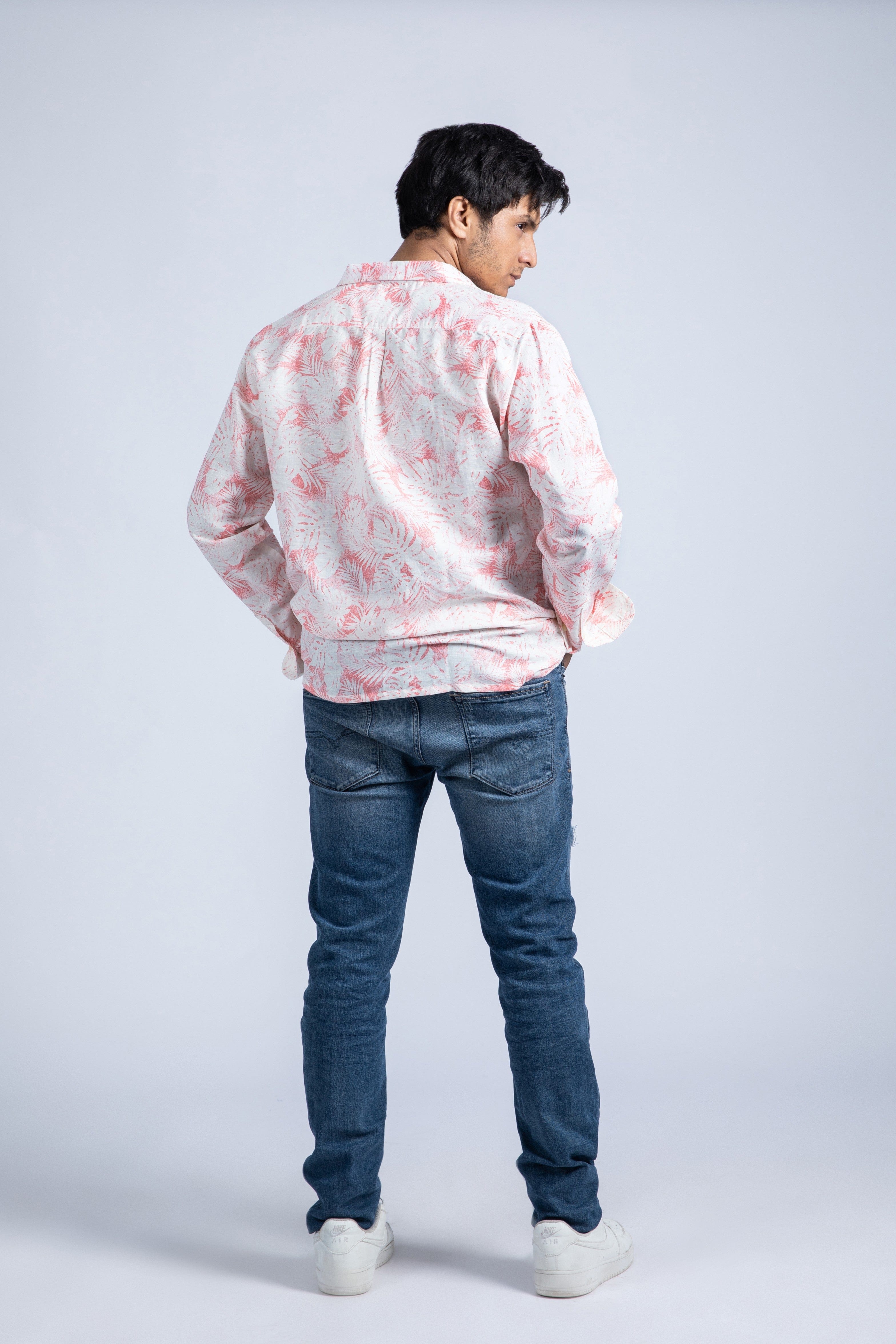 AOP Leaf Printed Shirt