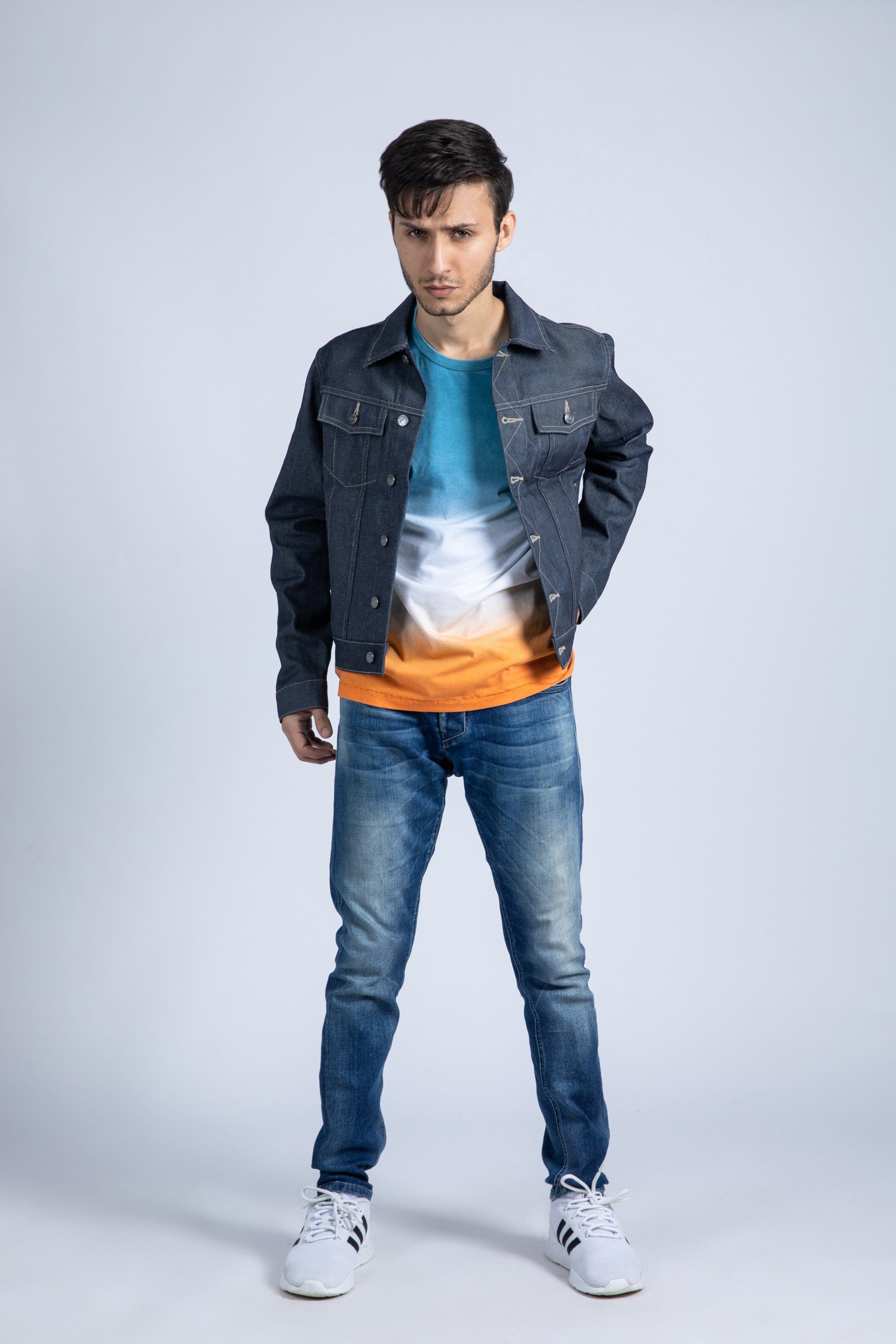 Coated Denim Jacket