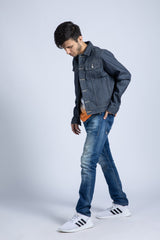 Coated Denim Jacket