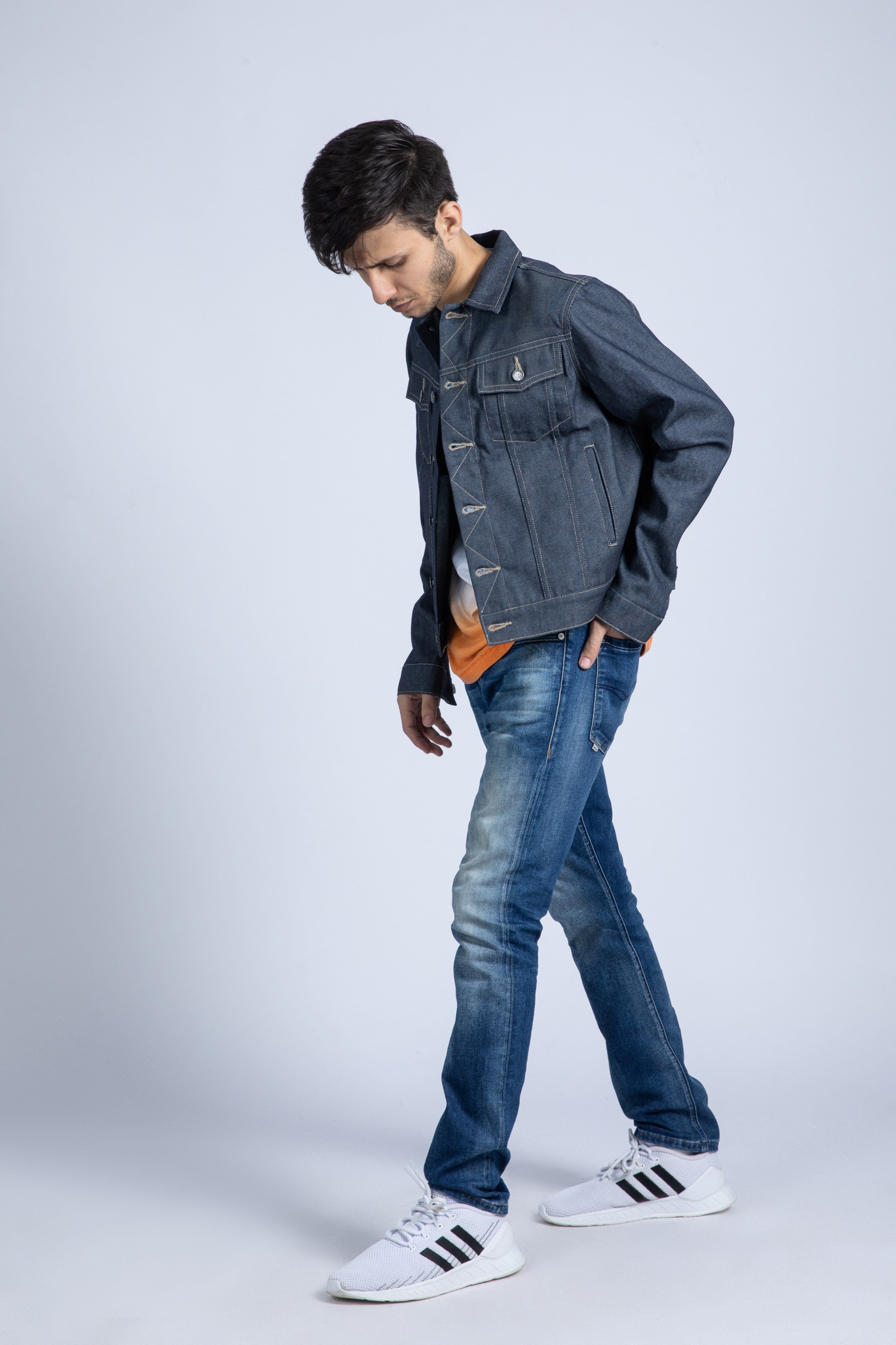 Coated Denim Jacket