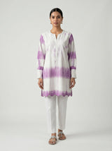 LavenderTie-Dye Kurta Set