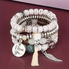 Bohemian Ethnic Style Winged Tassel Beaded Bracelets