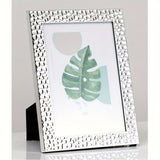 Modern Silvery Metal Photo Frame