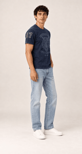 Men's 100% cotton True Denim Collegiate Tiger Tee