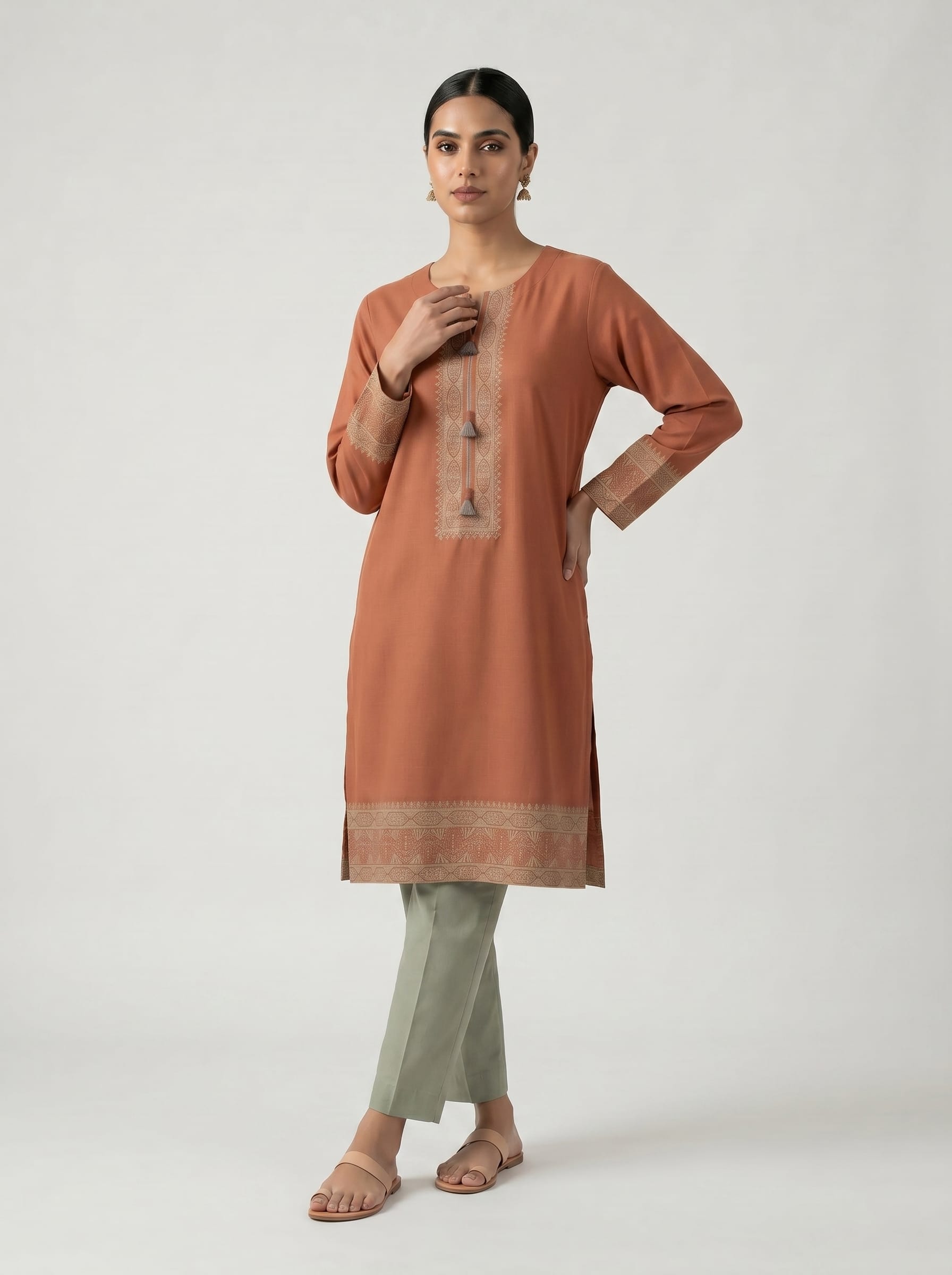 Classic BrownEthnic Wear