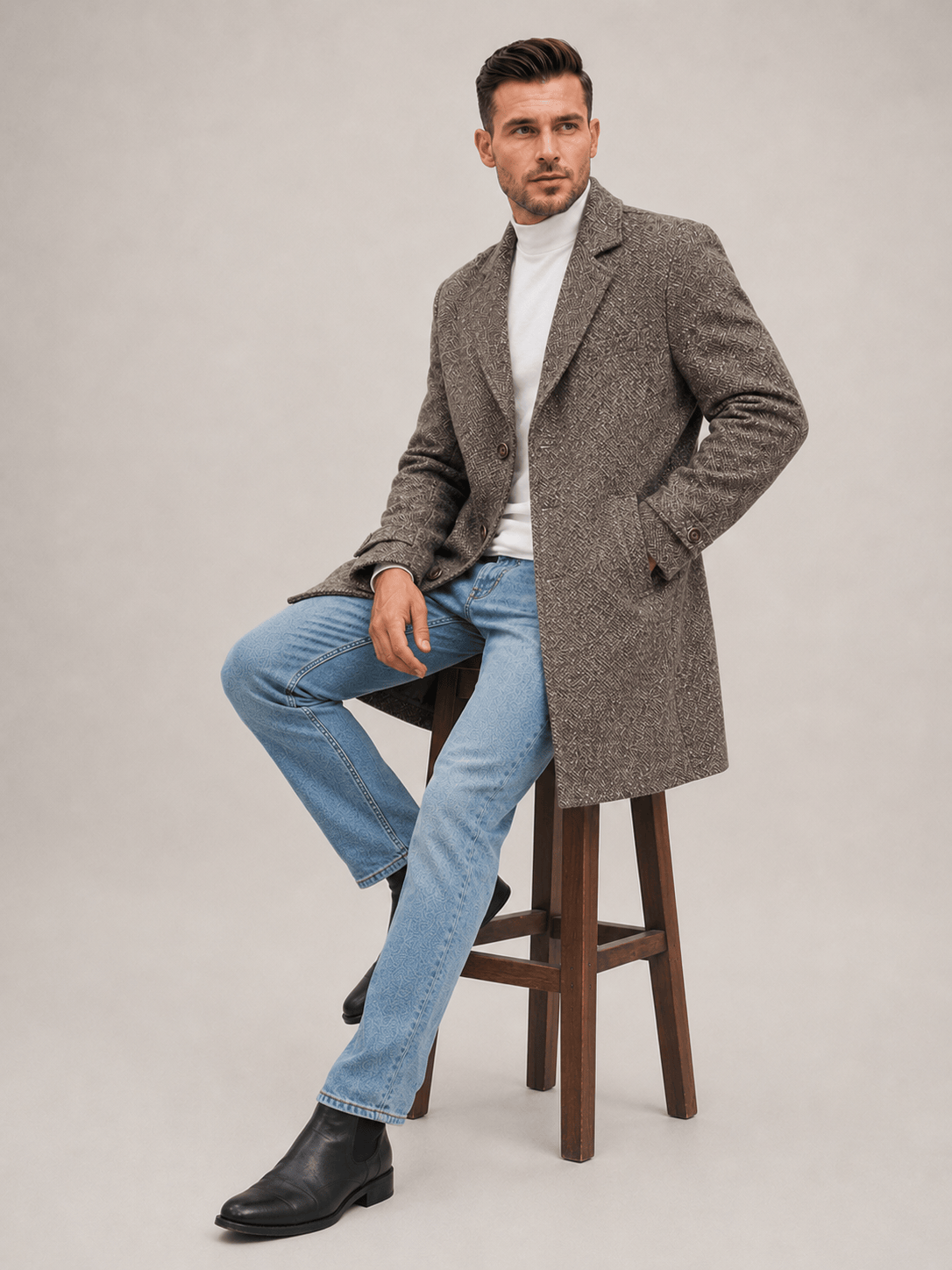 Organic Woolen Overcoat