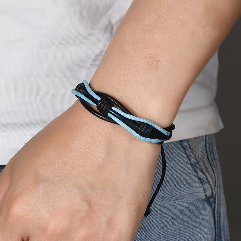 Bohemian Handwoven Genuine Leather Bracelet