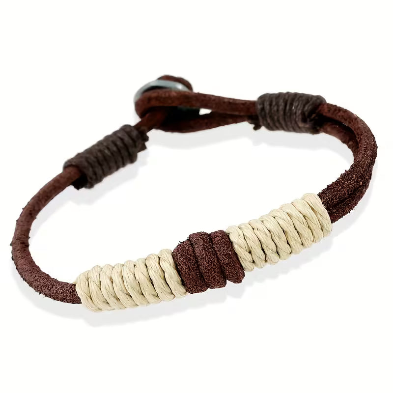 Retro Unisex Genuine Cowhide Bracelet