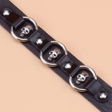 Punk Skull PU Leather Bracelet