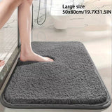 Soft Plush Non-Slip Absorbent Bathroom Rug