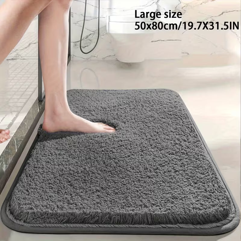 Soft Plush Non-Slip Absorbent Bathroom Rug