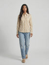 Beige Striped Shirt