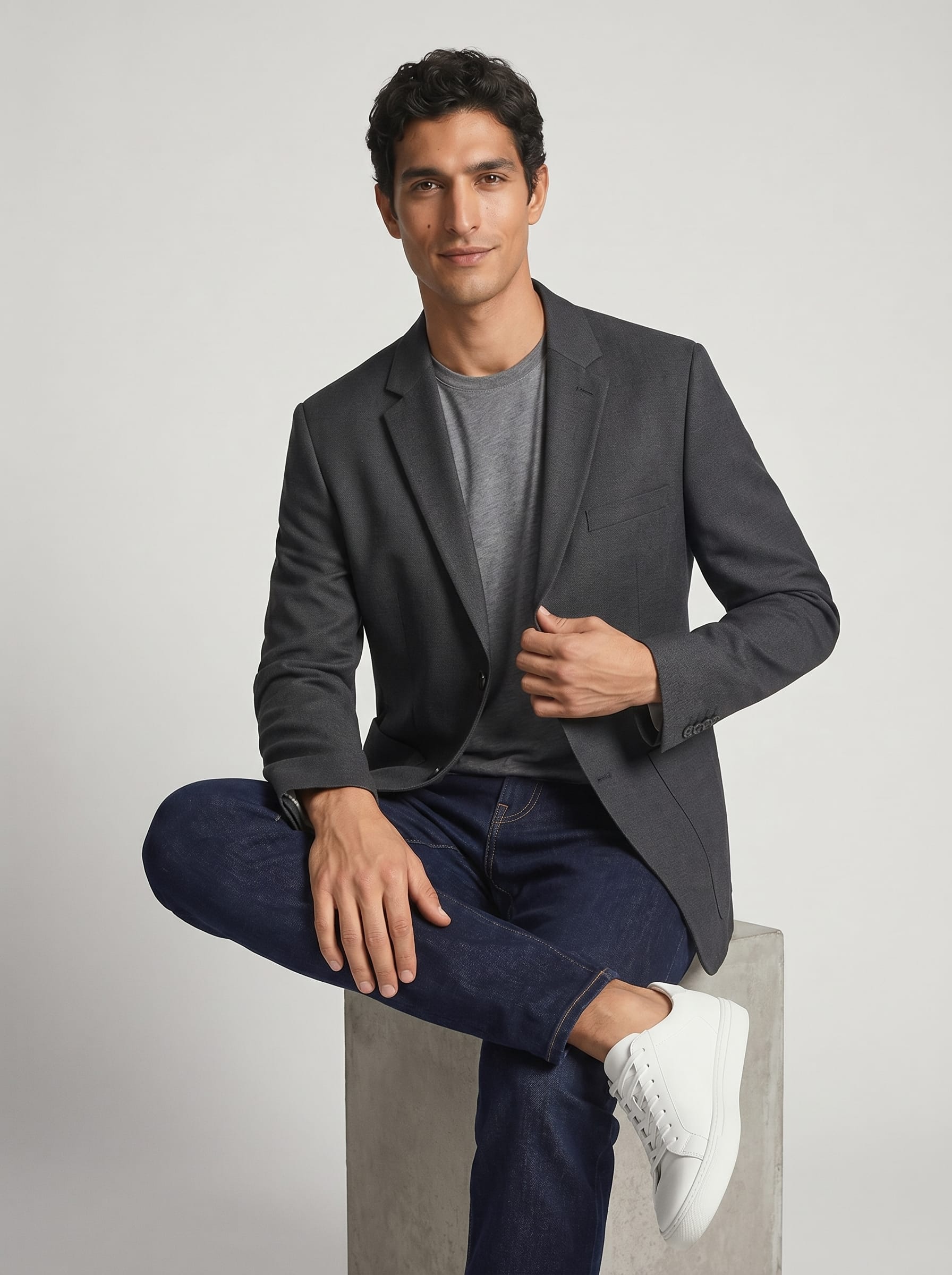 Men's Linen Sports Jacket