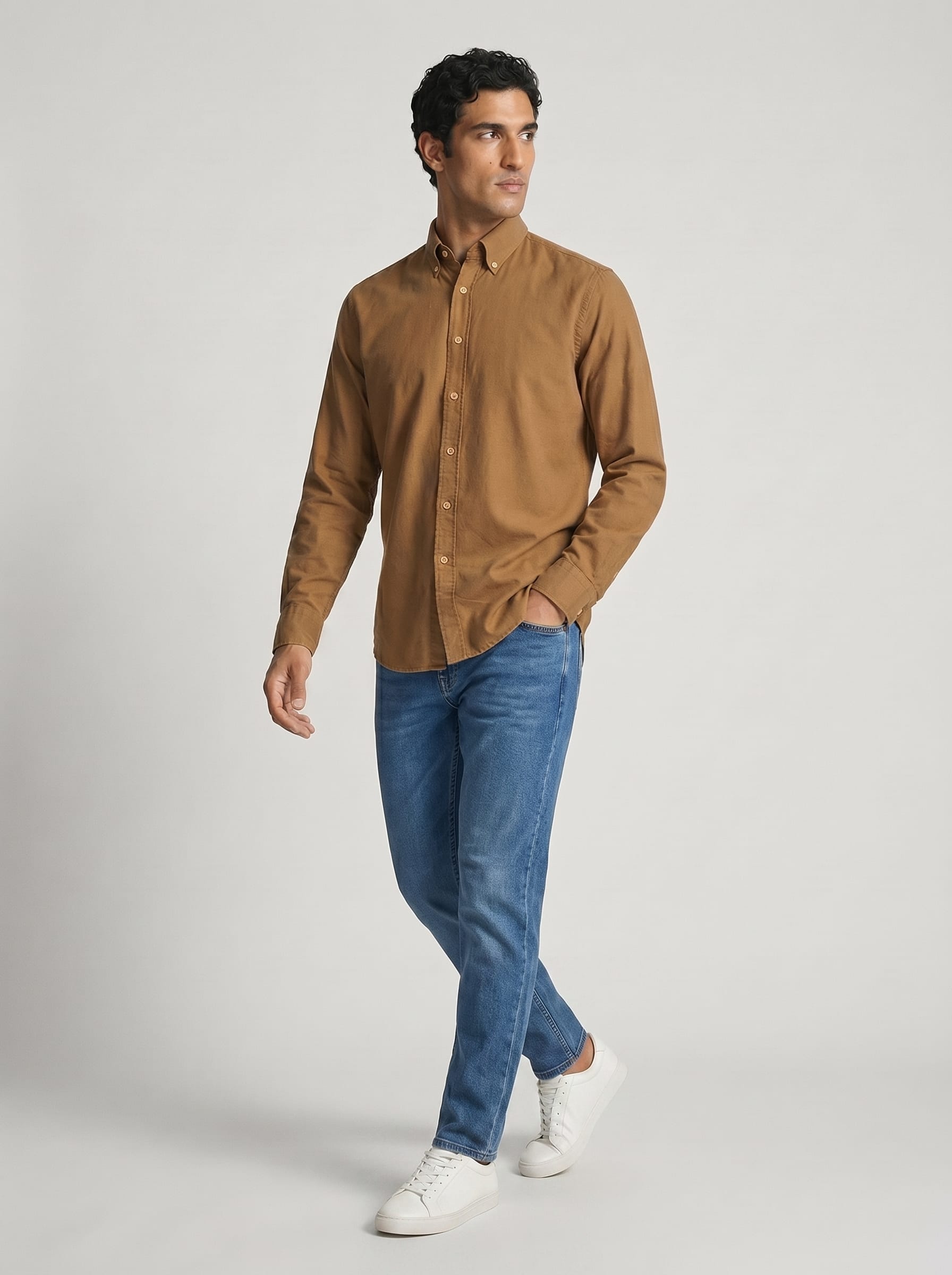Cotton Button Down Shirt
