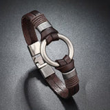 Men’s Multi-Layer Leather Bracelet