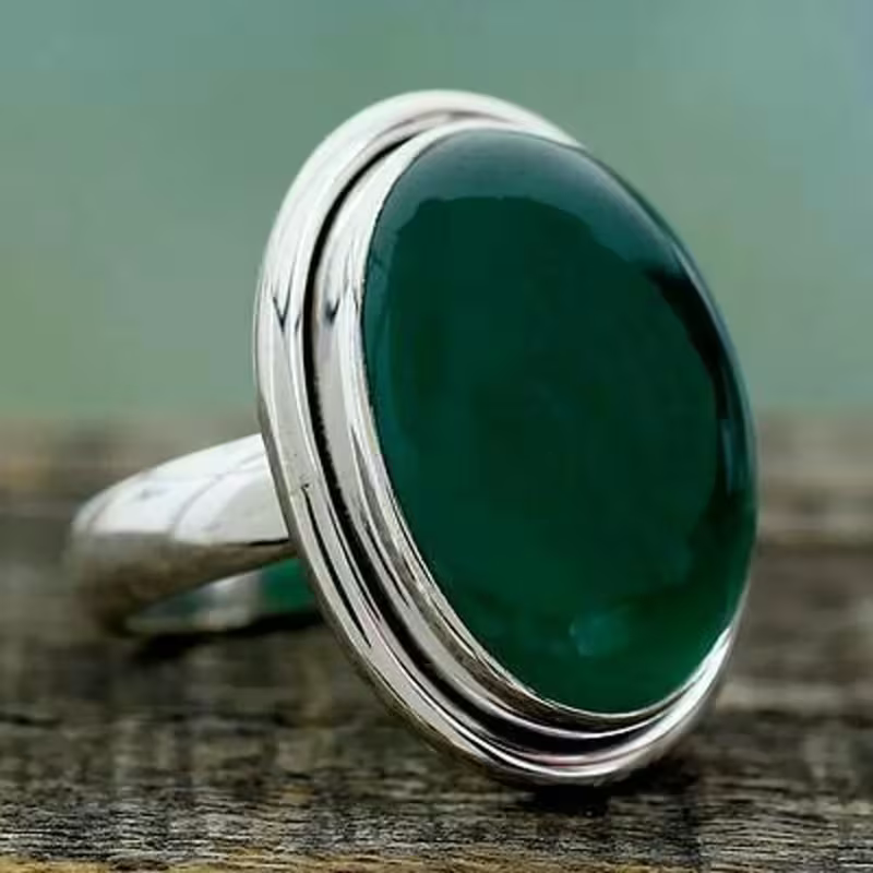 Vintage Bohemian Gem Cocktail Ring