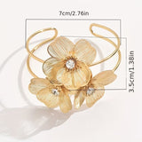3D Openwork Flower Bracelet