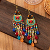Bohemian Tassel Beaded Earrings for Women