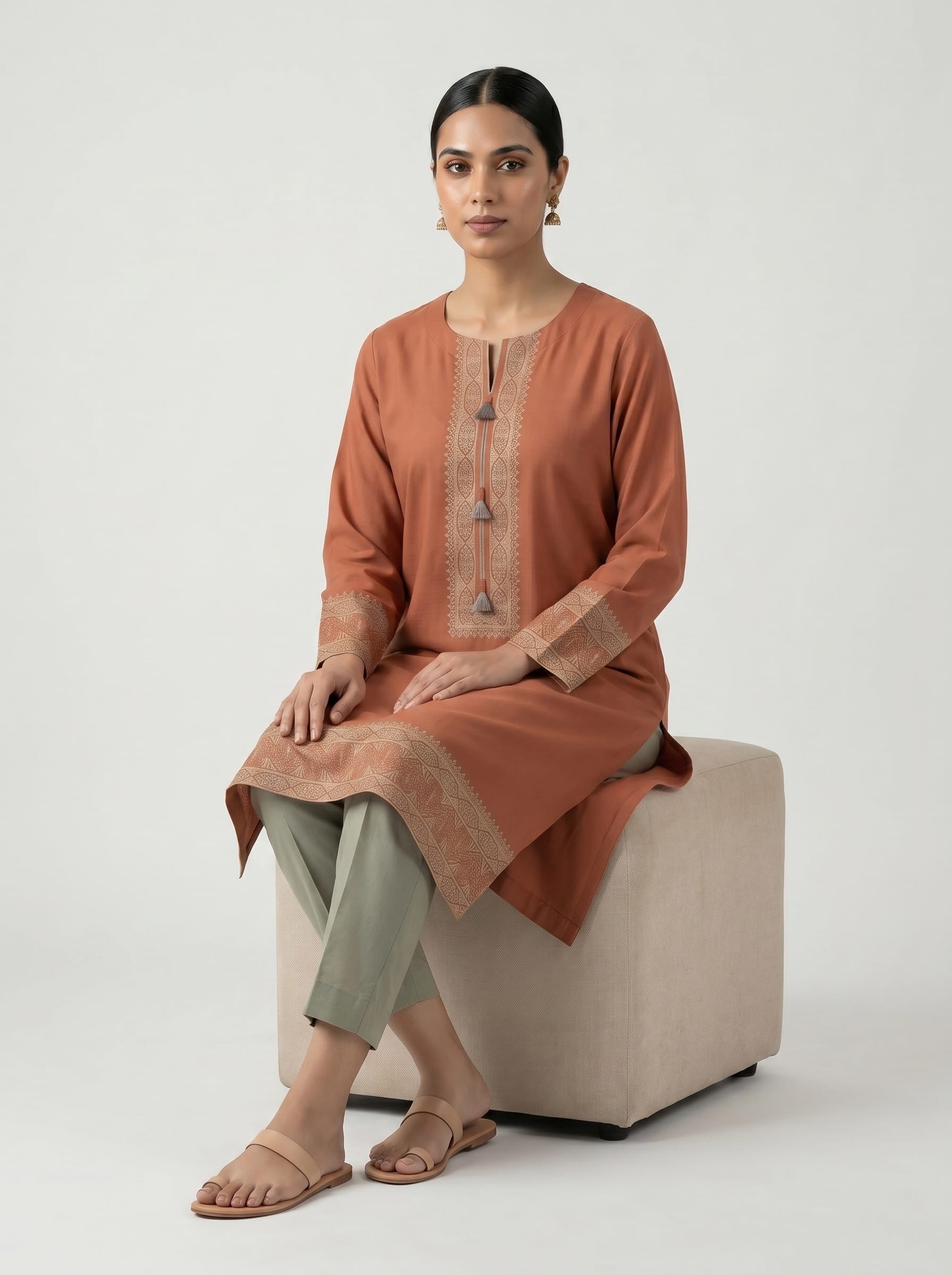 Classic BrownEthnic Wear