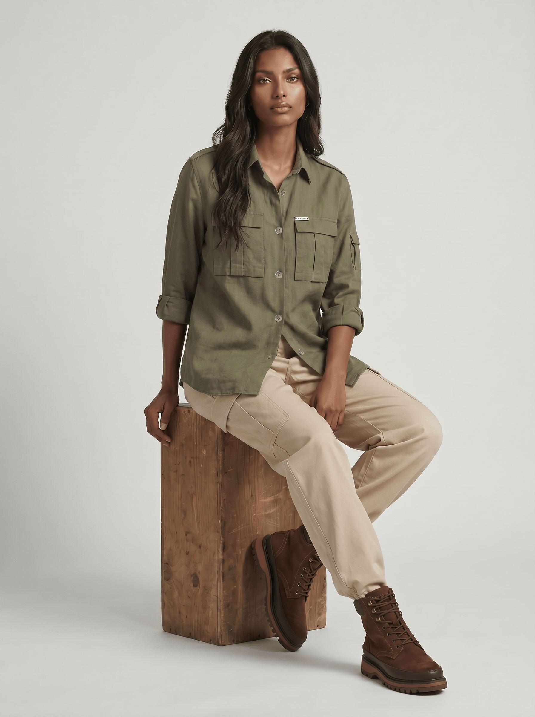 Olive Utility Shirt