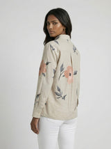 Hand-Painted Floral Shirt