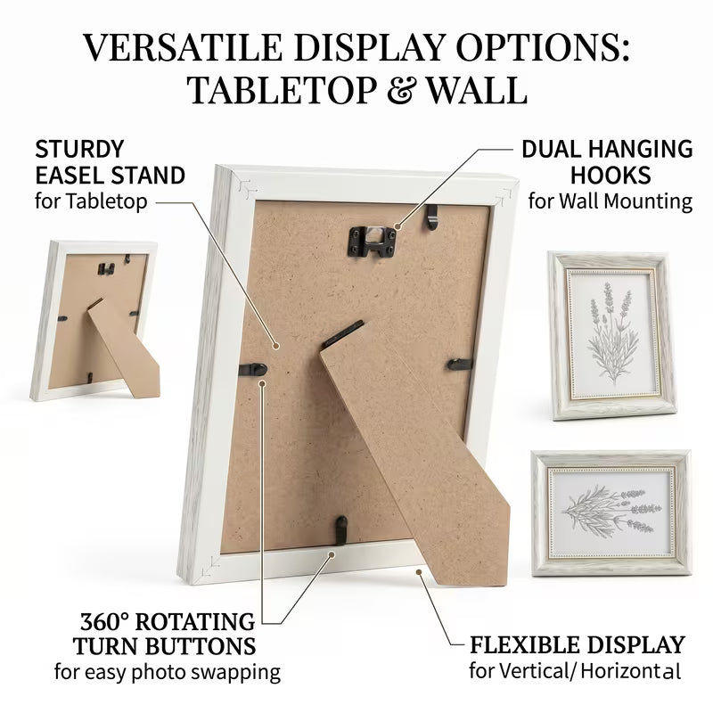 Vintage Golden 5Γ7-Inch Picture Frame