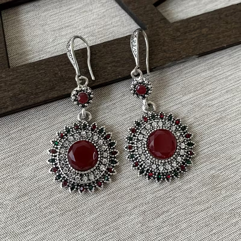 Retro Sunflower Earrings