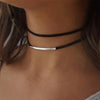 Punk Gothic Double-Layer Chain Necklace for Women