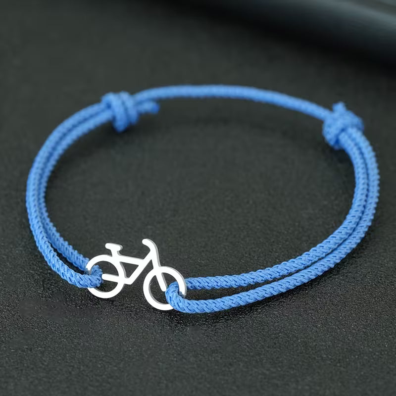 Men’s Bicycle Charm String Bracelet