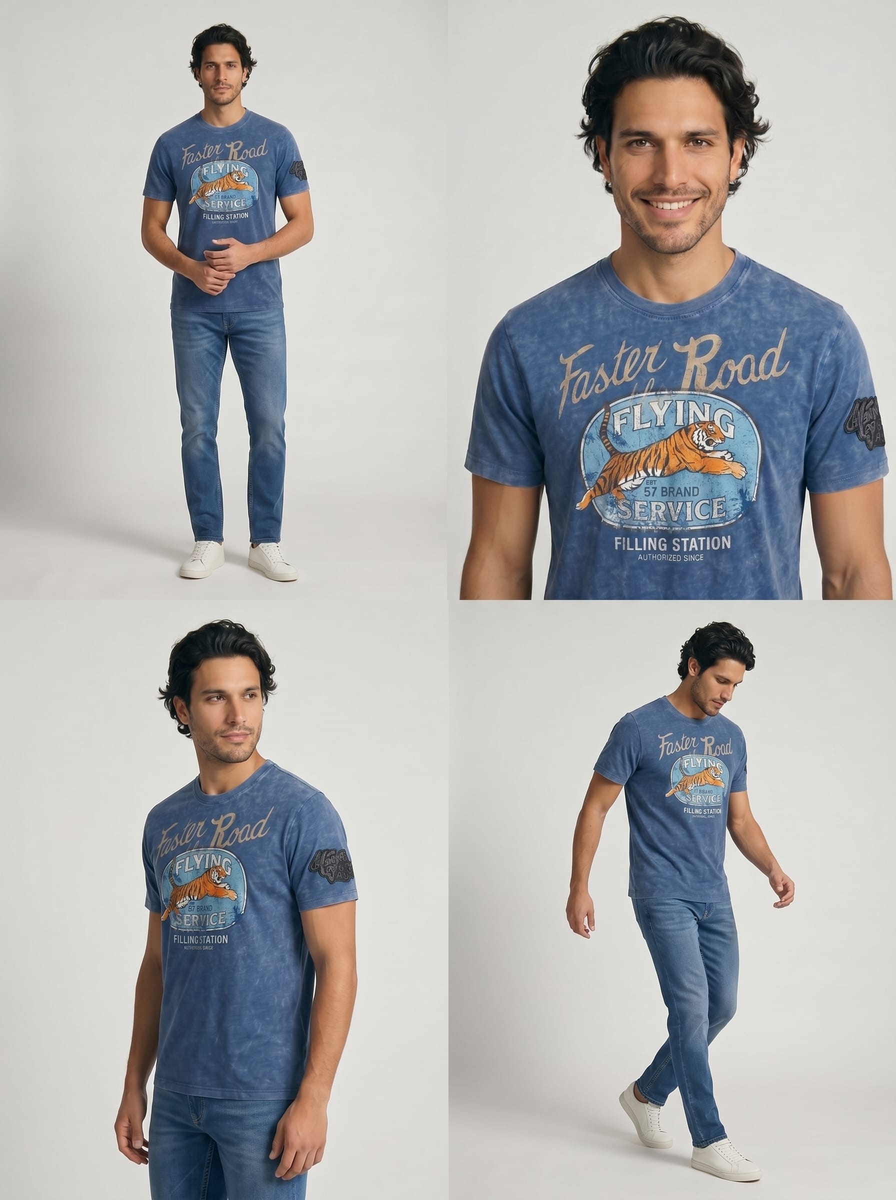Urban Indigo Wash Tee