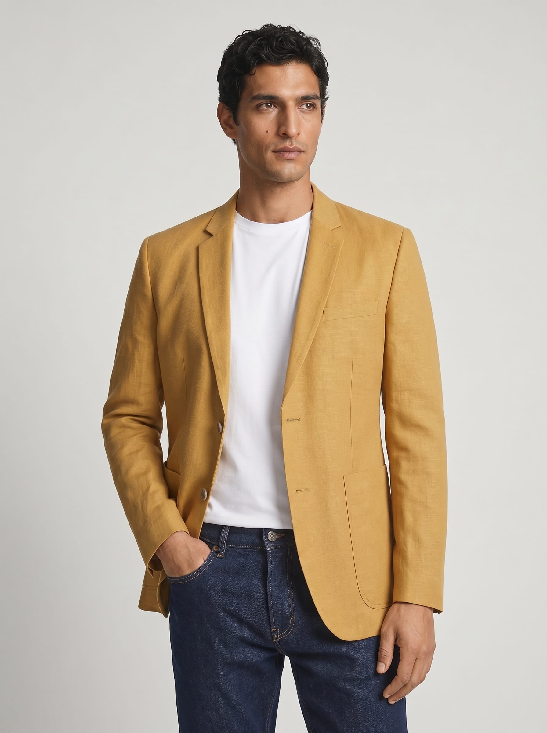 Men's Linen Sports Jacket