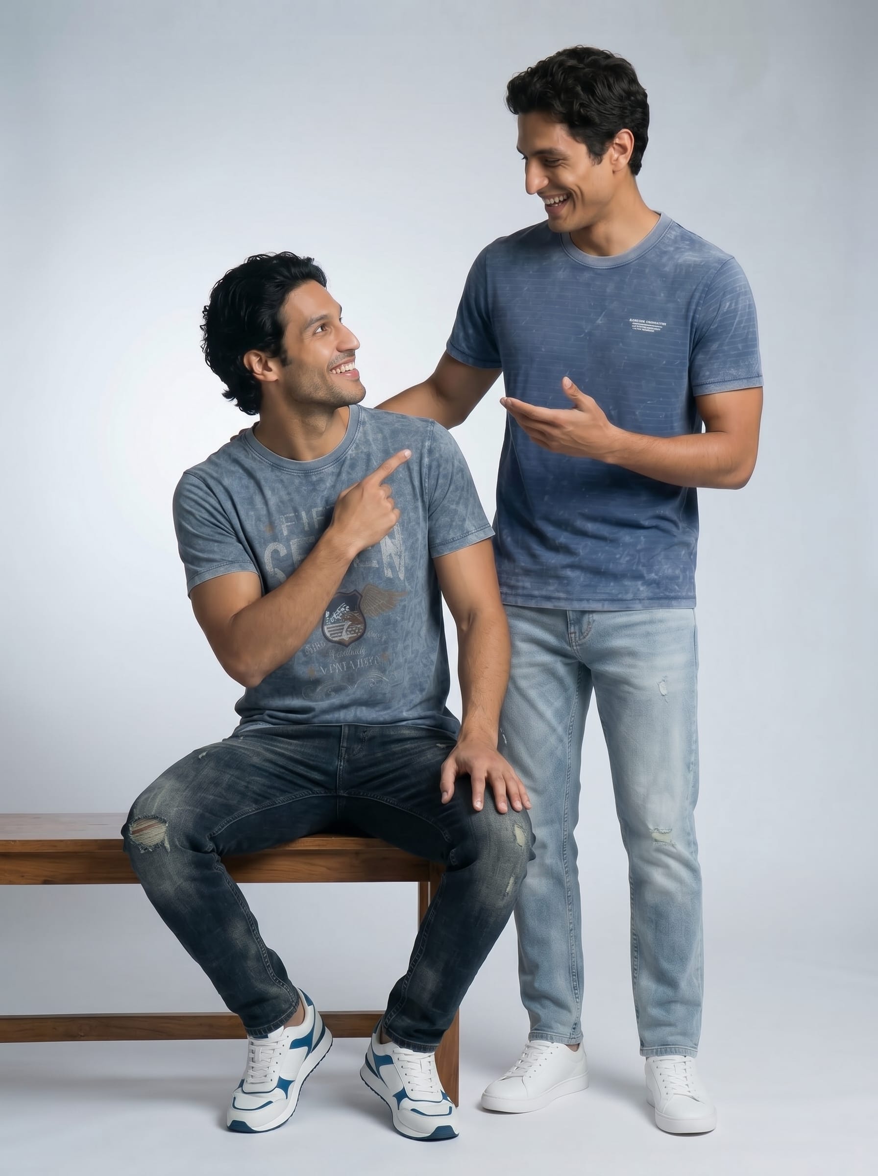 Unique Denim Reversible Tee
