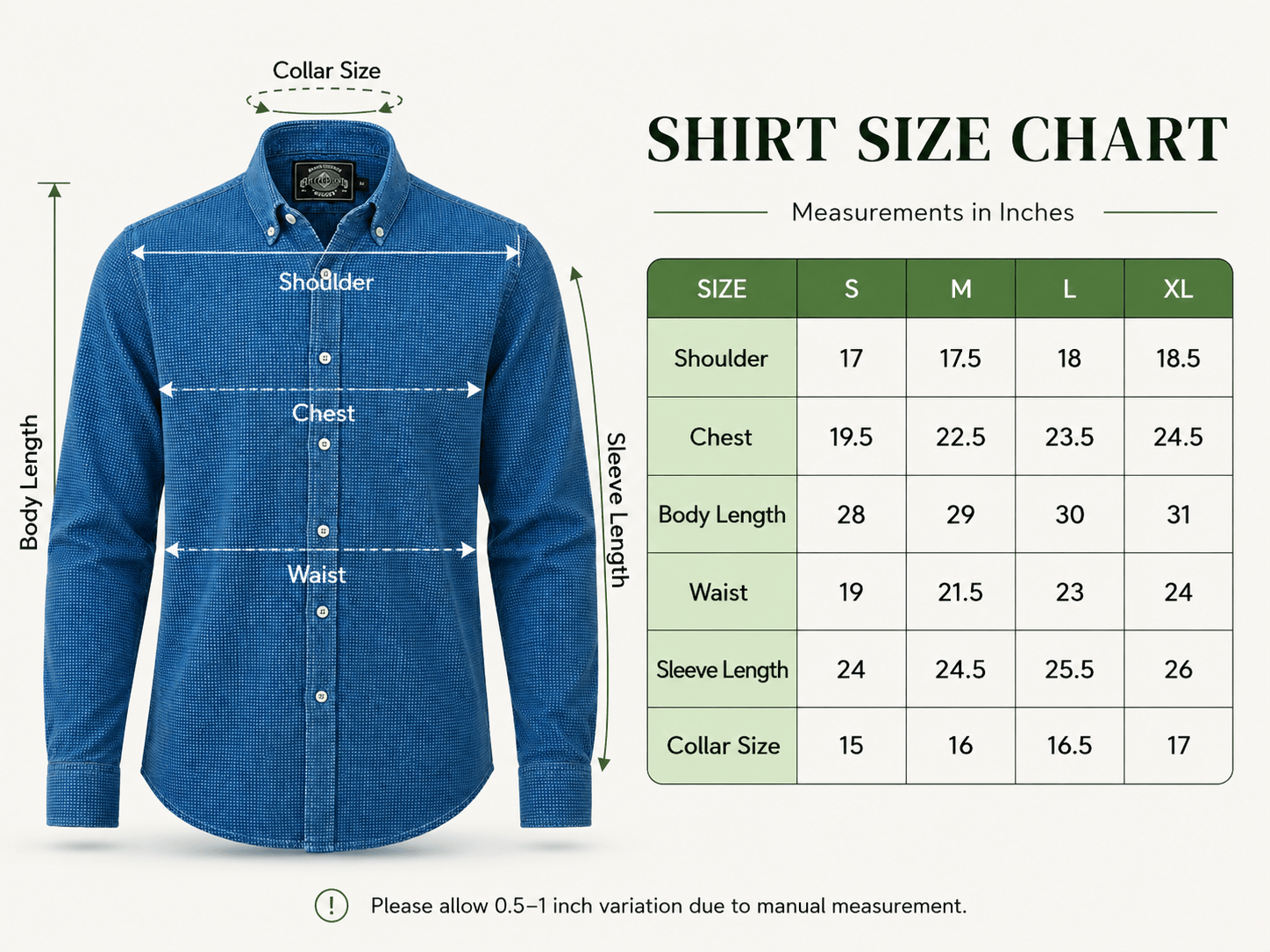 Men's 3D mini-waffle 100% cotton Vintage Washed Shirt