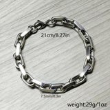 Heavy-Duty Stainless Steel Link Bracelet