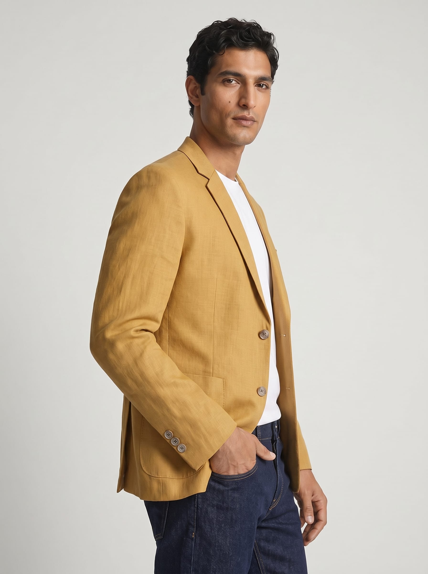 Men's Linen Sports Jacket