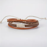Handmade Braided PU Leather Bracelet