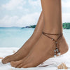 Bohemian Heart Multi-Layer Anklet – Adjustable Alloy Chain for Women