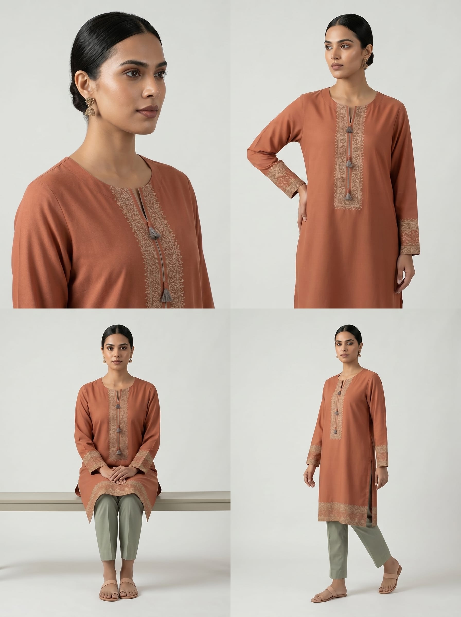 Classic BrownEthnic Wear