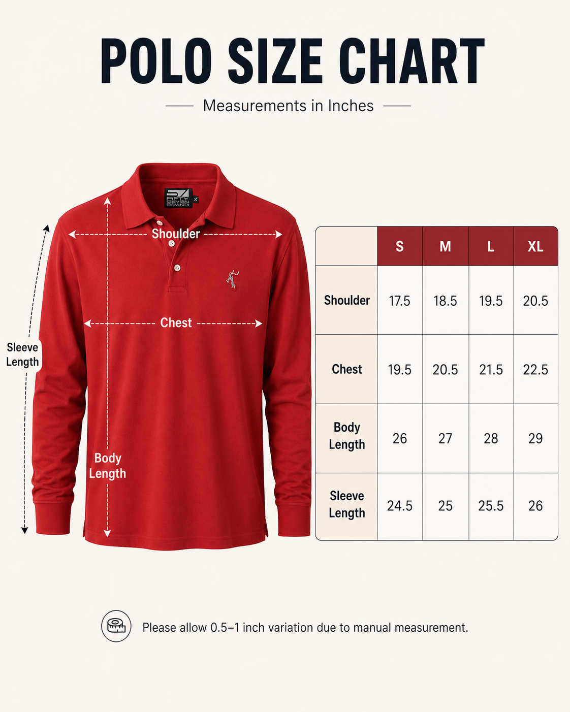 Bamboo long Sleeves Polo