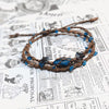 Deep Blue Raw Stone Bracelet