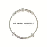 Elegant Round Bead Sliding Bracelet